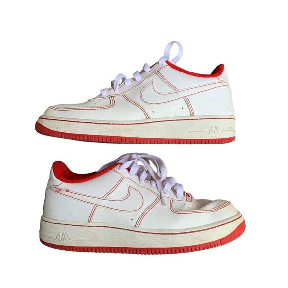 Rare Nike Air Force 1 Low University Red Size 7 - Picture 4 of 8